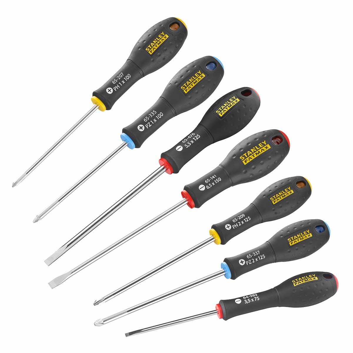 סט 7 מברגים מחוסמים STANLEY FATMAX CR.V