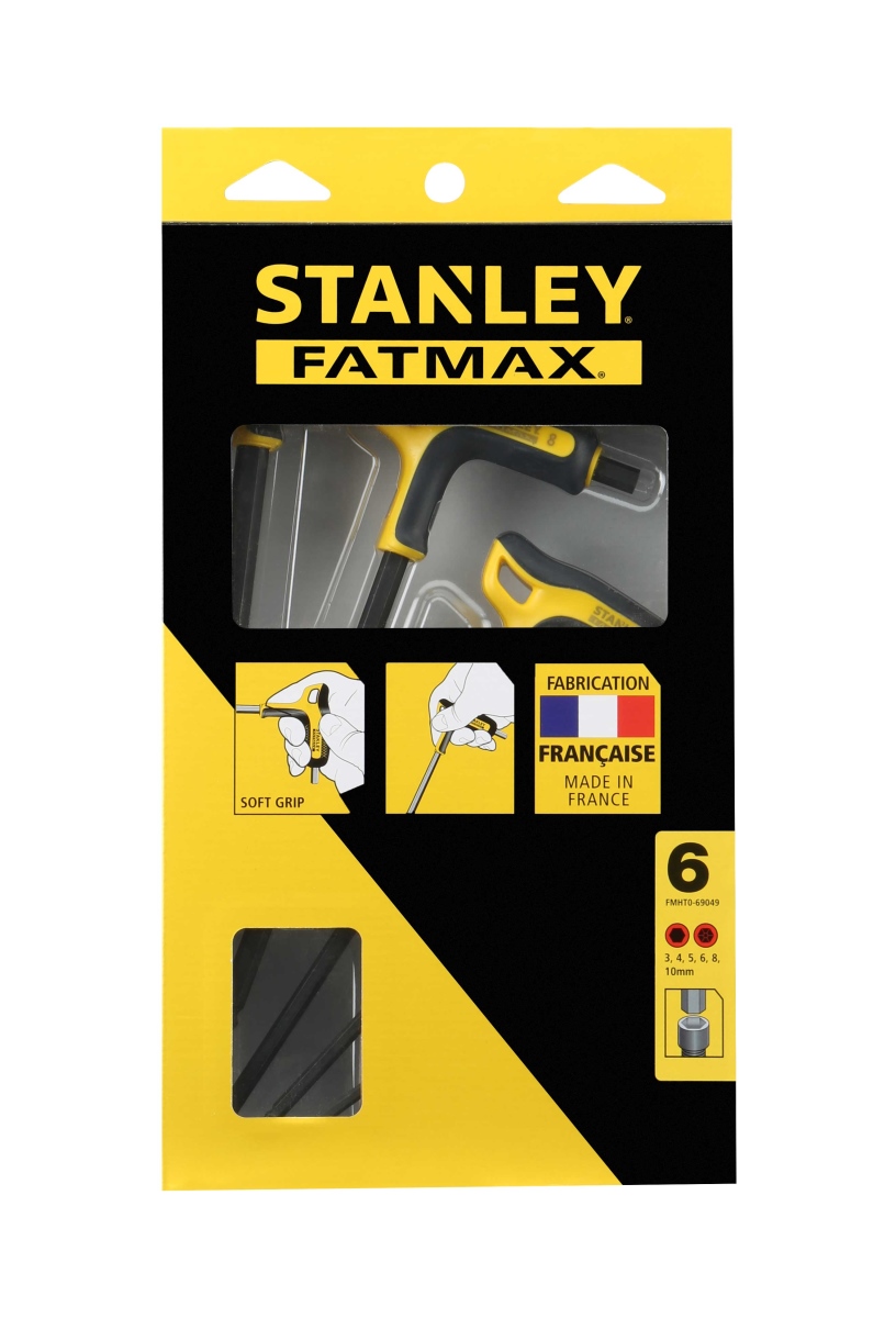 סט ﻿6 אלן T כדורי STANLEY FATMAX