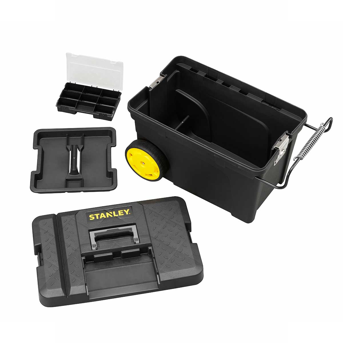 ארגז כלים הרקולס עם גלגלים + אורגנייזר נשלף STANLEY