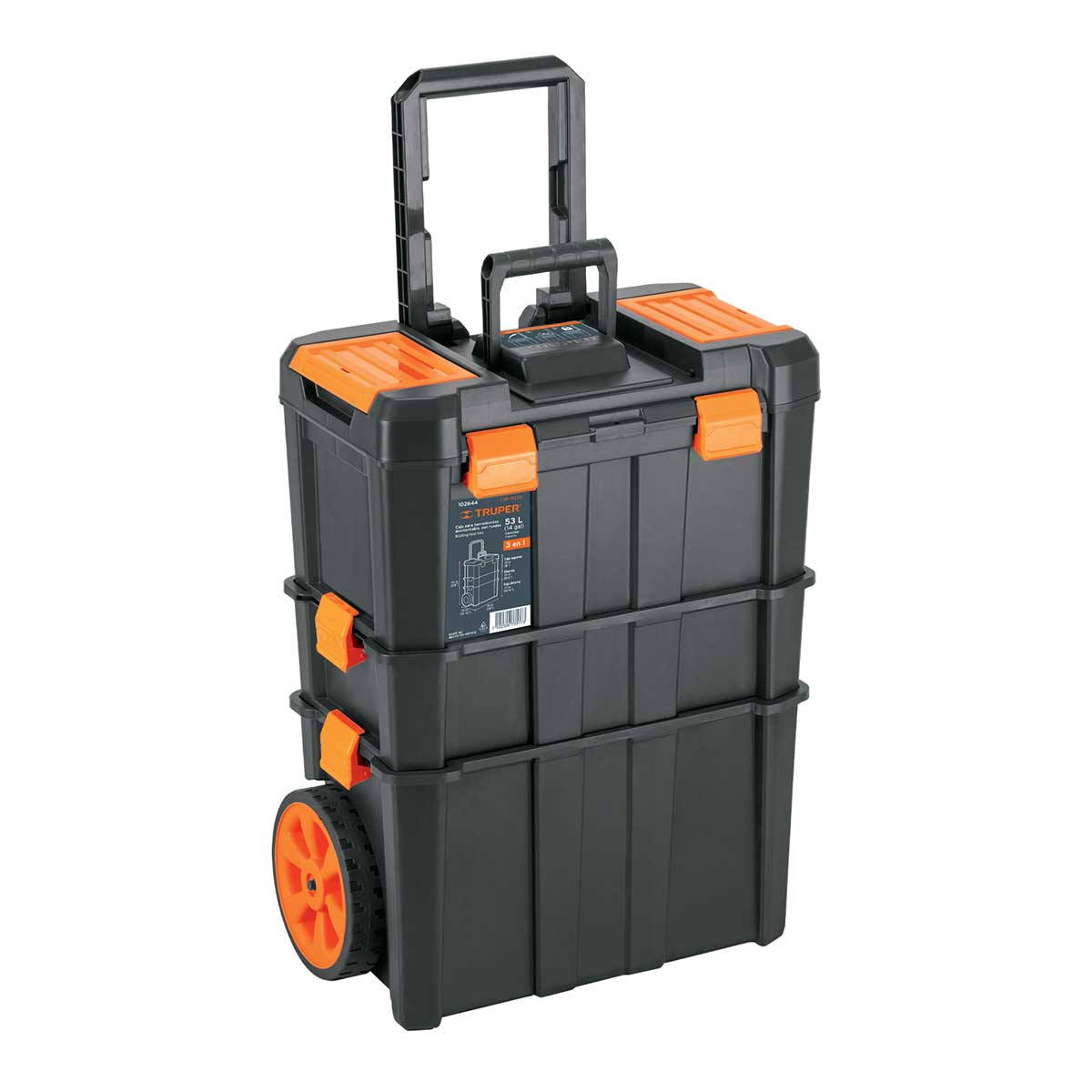 ארגז כלים 3 קומות עם גלגלים TRUPER