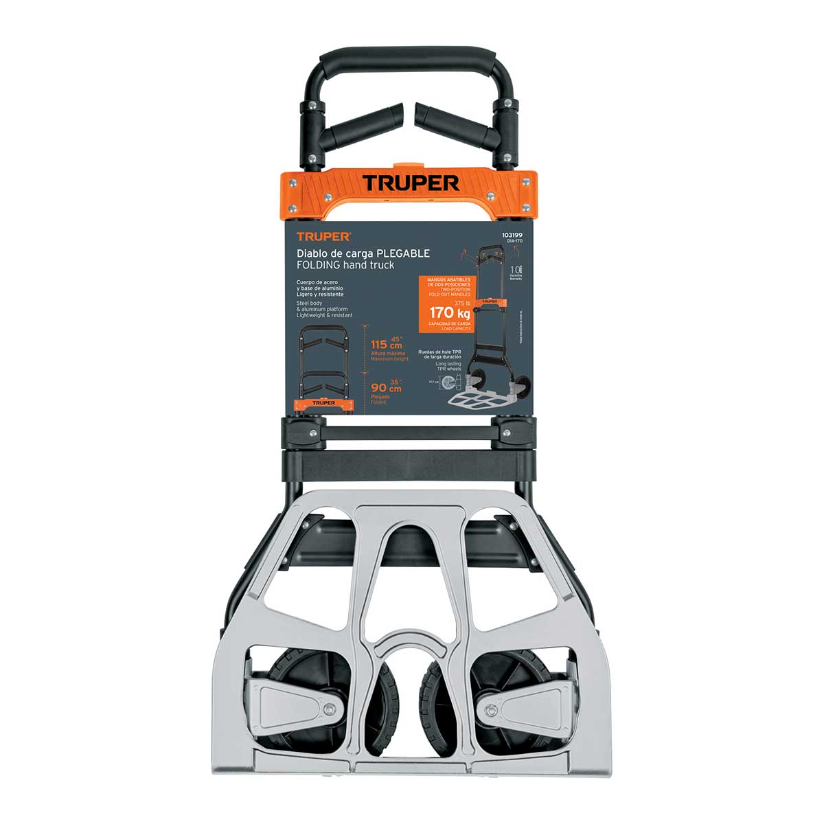 עגלת משא מחוזקת 170 ק"ג TRUPER