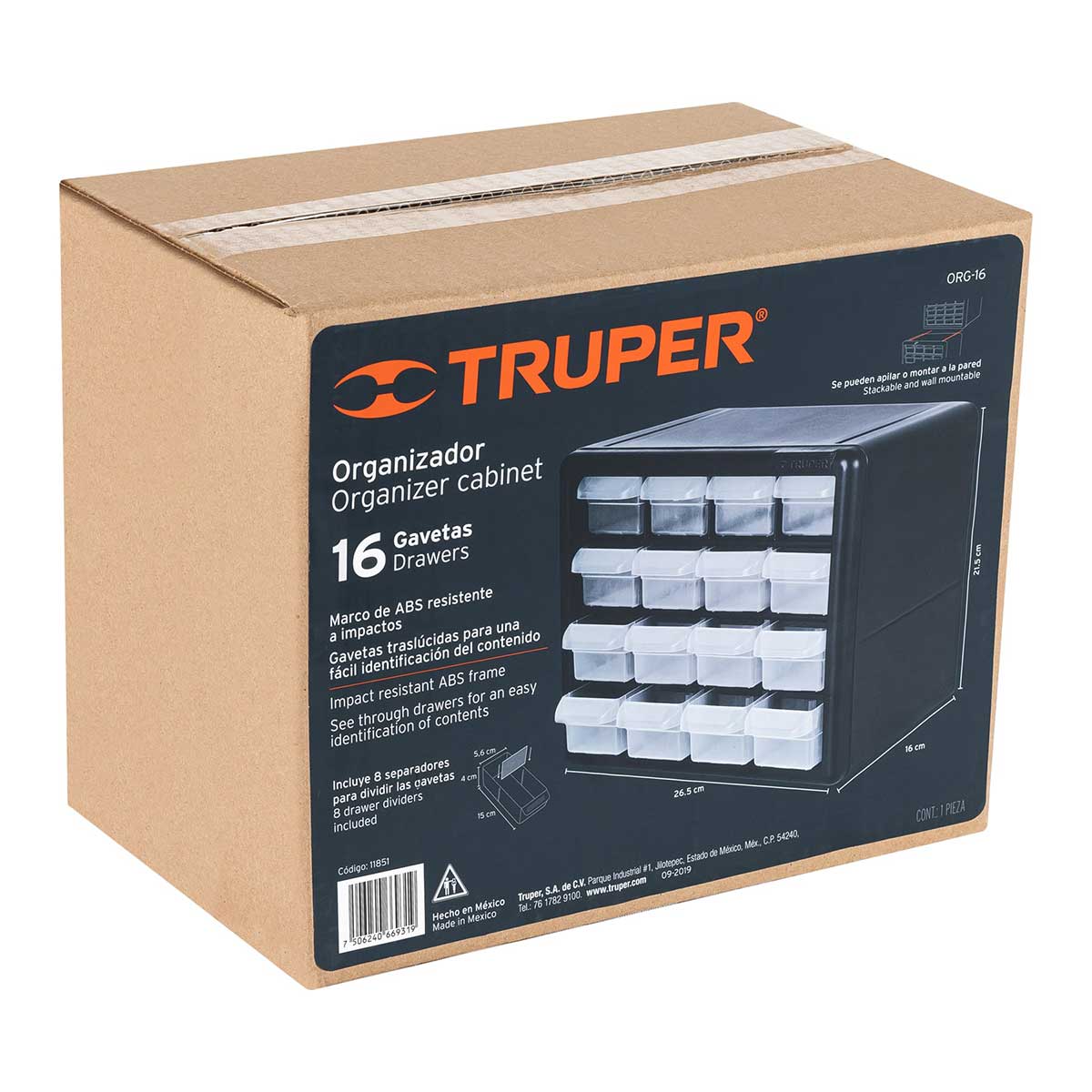 מגירון 16 תאים TRUPER