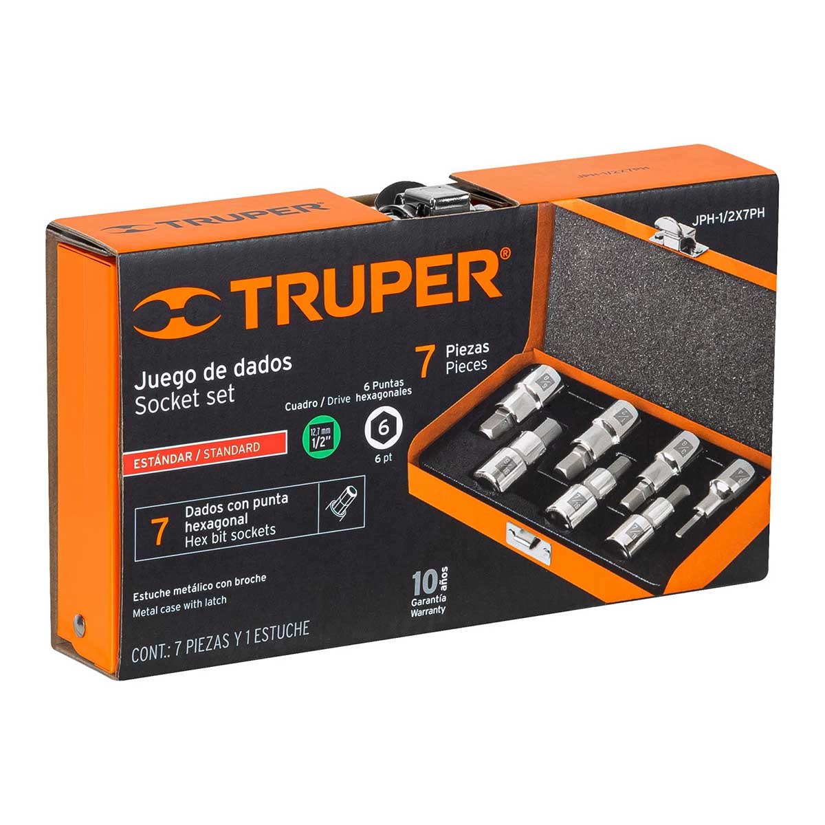 סט בוקסות אלן ''1/2 אינצ'י .TRUPER C.V