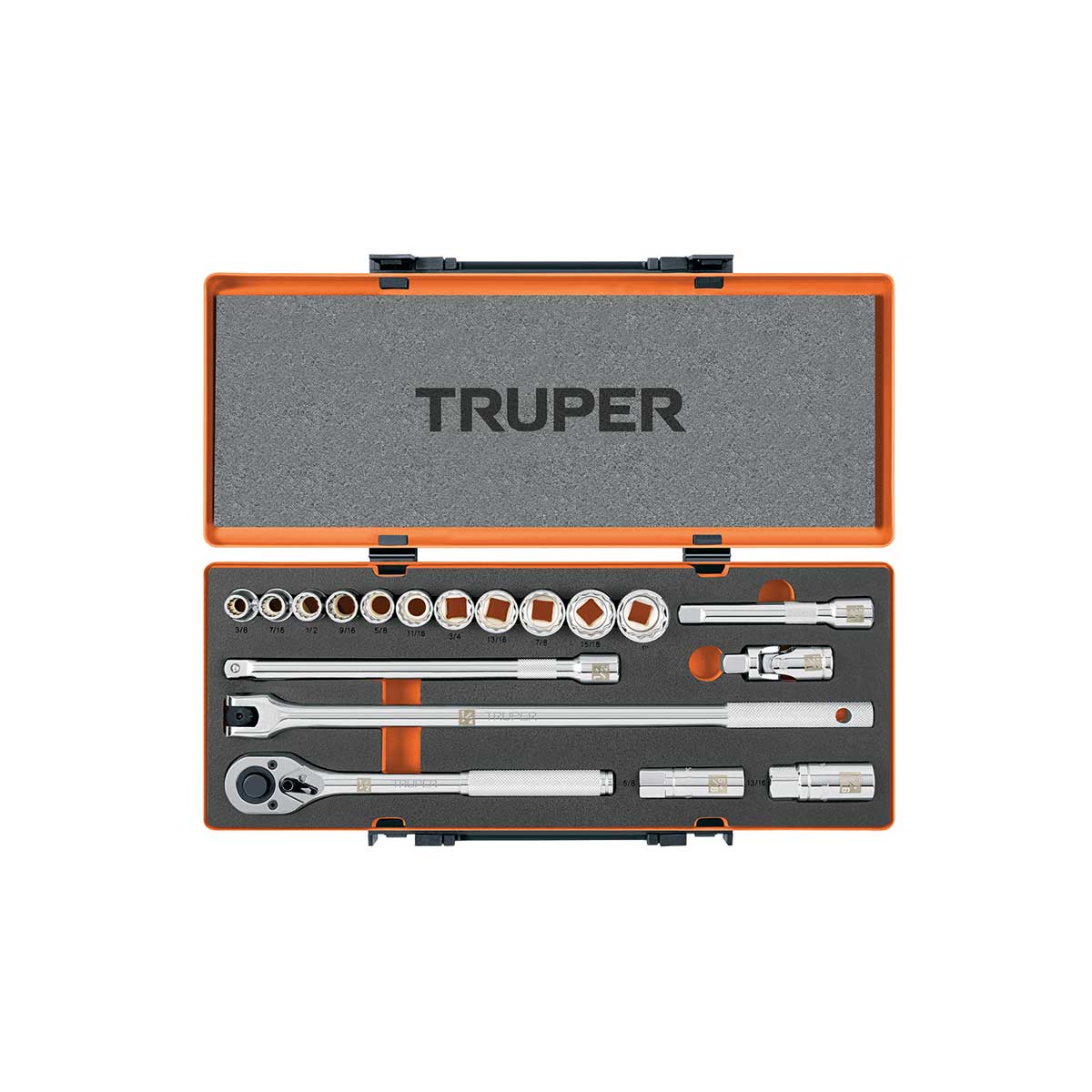 סט בוקסות ''1/2 אינצ' TRUPER CR.V