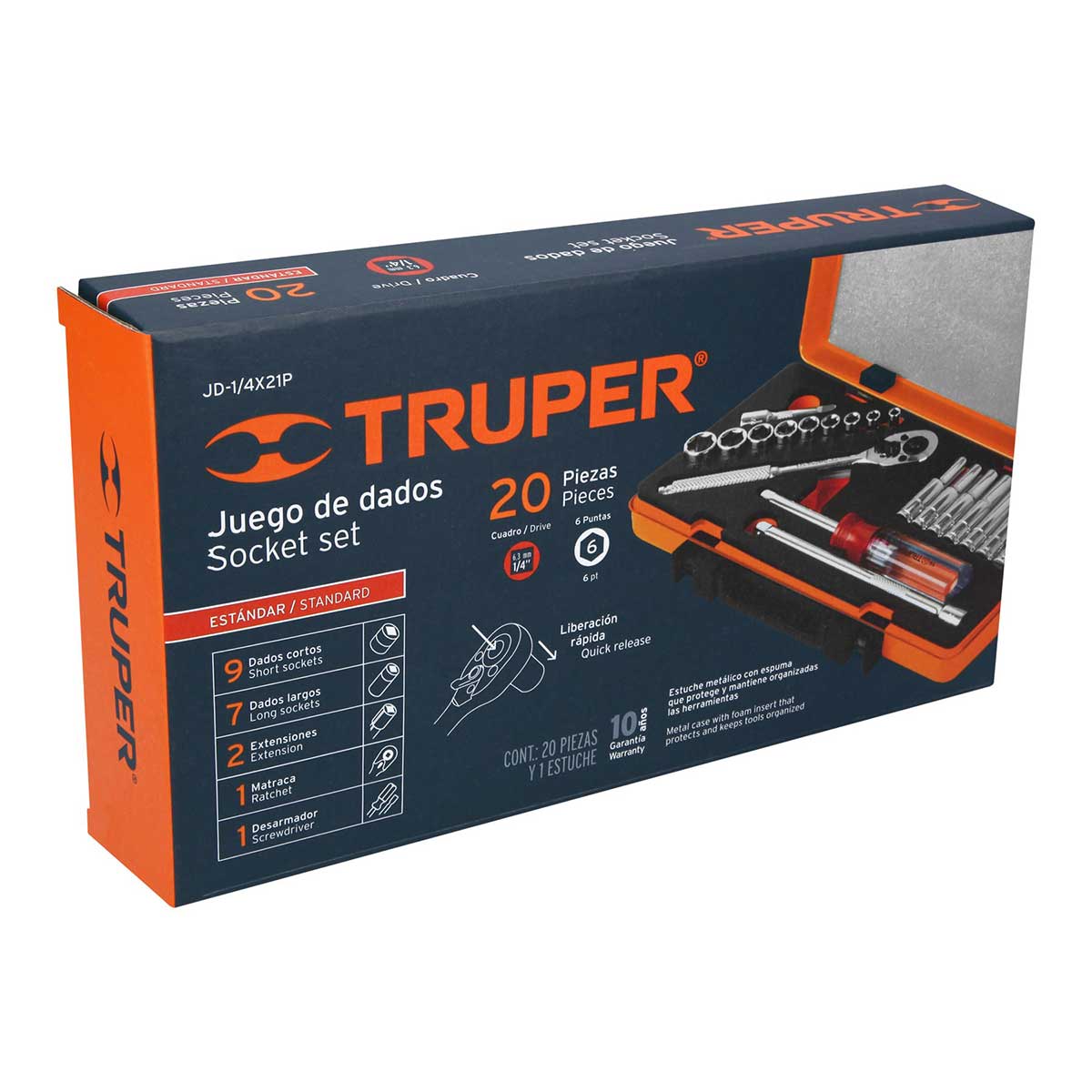 סט בוקסות ''1/4 אינצ' TRUPER