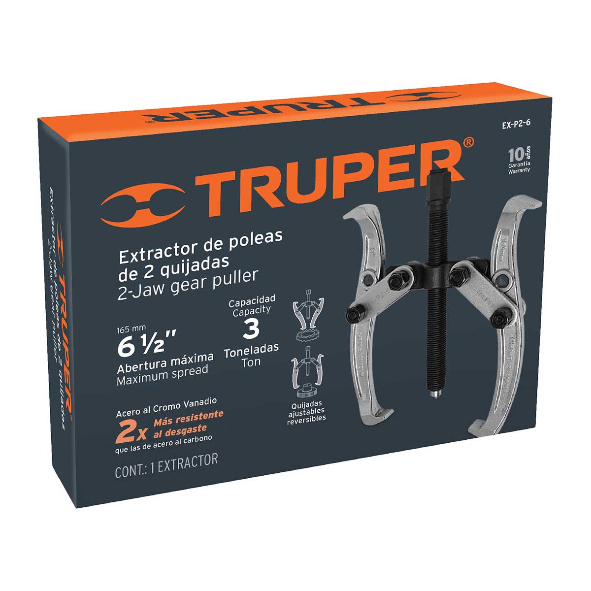 אבציר 2 זרועות "3/4 TRUPER CR.V