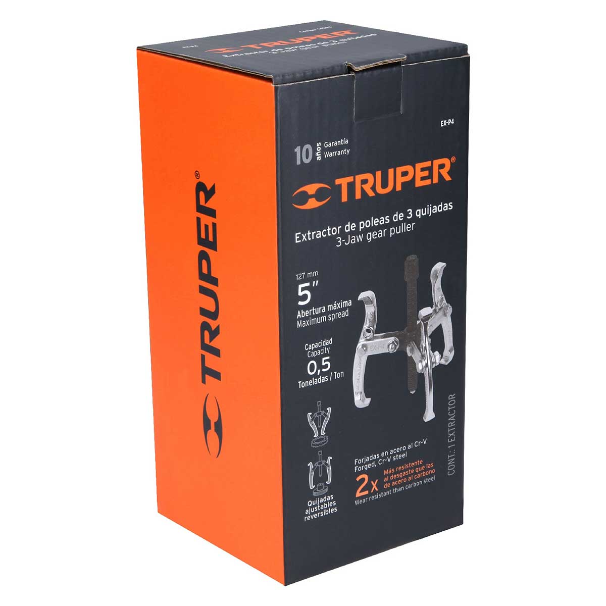 אבציר 3 זרועות "11/16 TRUPER CR.V
