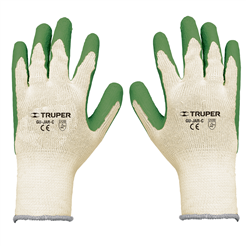 כפפות בד משולבות גומי לגננים TRUPER