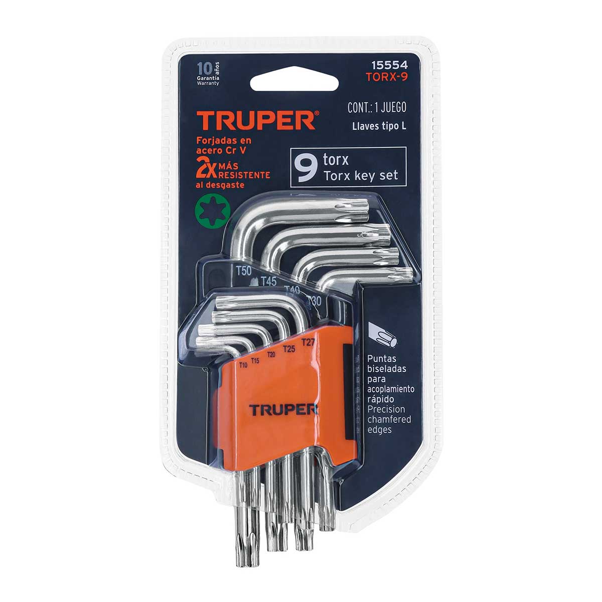 סט מפתחות אלן טורקס בבליסטר TRUPER
