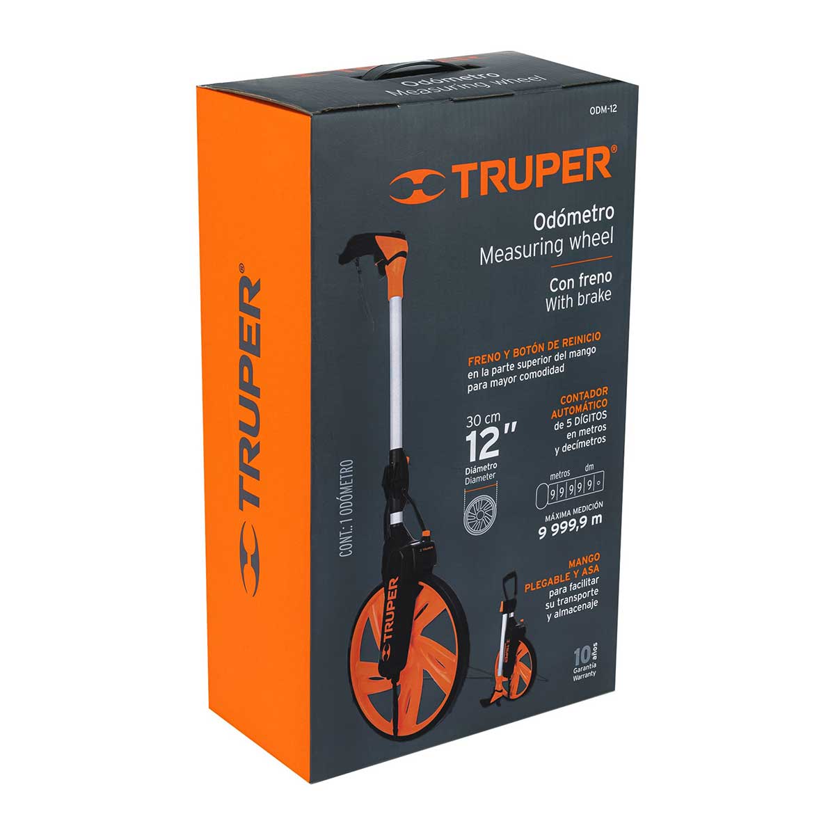 גלגלת מדידה גלגל גדול עד 10K מ' TRUPER