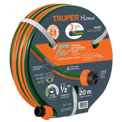 צינור גינה "1/2 משוריין 3 שכבות (20 מ') TRUPER