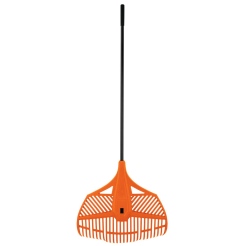 מטאטא דשא פלסטיק מחוזק עם ידית מתכת TRUPER