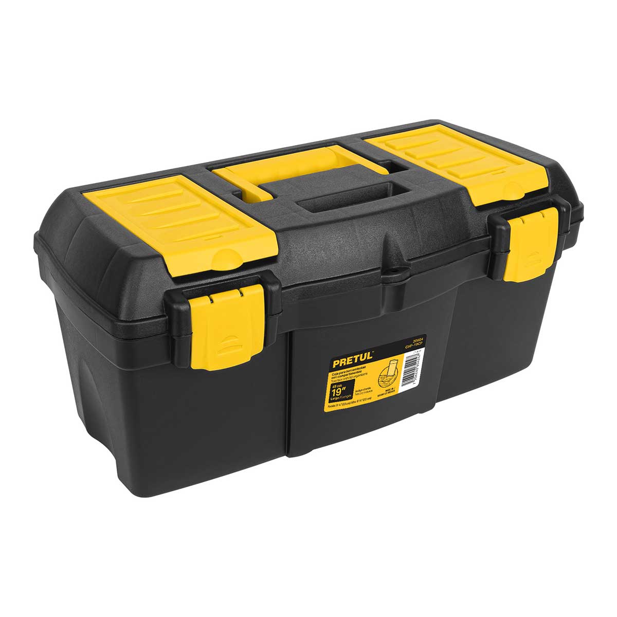 ארגז כלים פלסטיק "19 TRUPER PRETUL