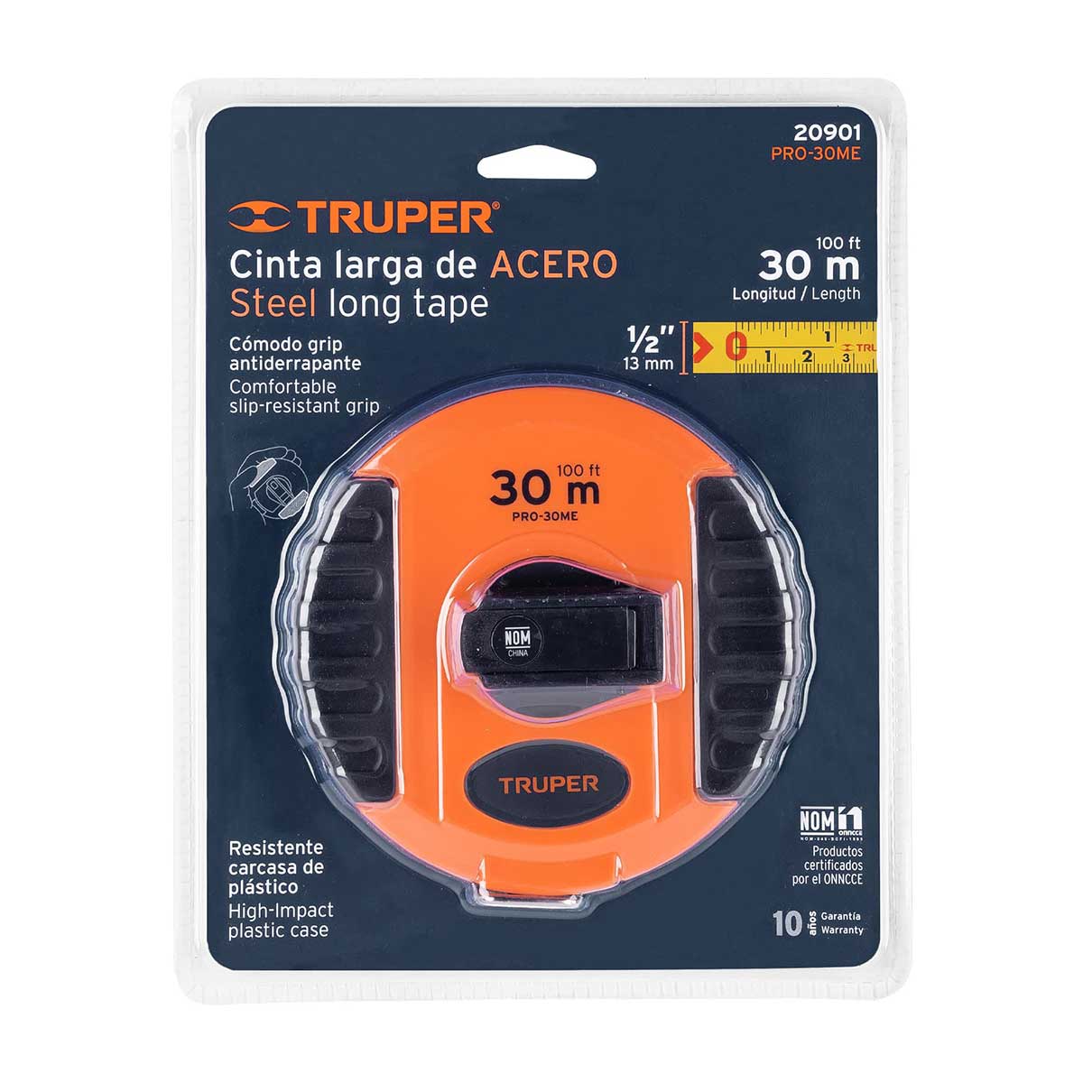 רולטקה מתכת 30 מ' TRUPER
