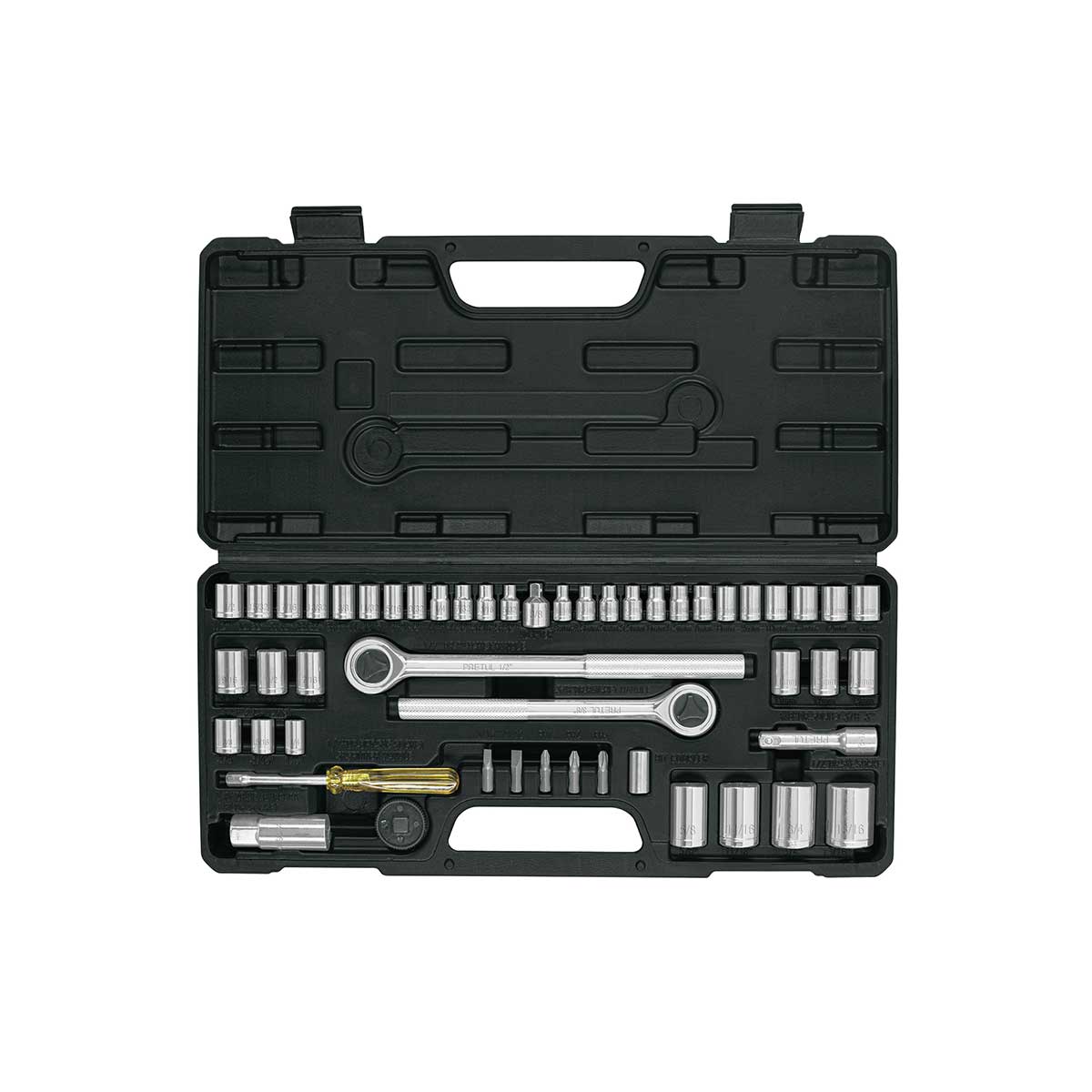 סט בוקסות למכונאים "1/4 + "3/8 + "1/2 מ"מ + אינצי TRUPER PRETUL