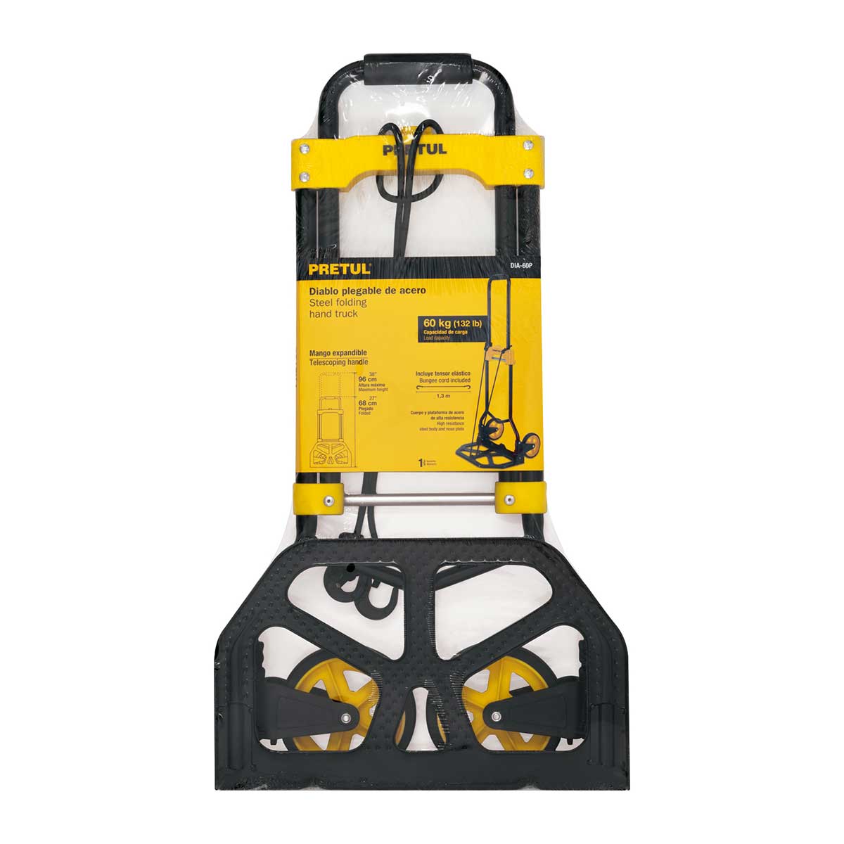 עגלת משא מתקפלת 60 ק"ג TRUPER PRETUL