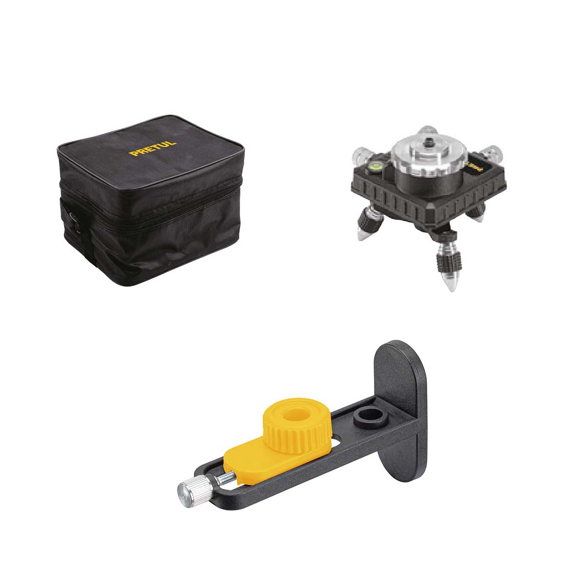 פלס לייזר ירוק 360° נטען TRUPER PRETUL