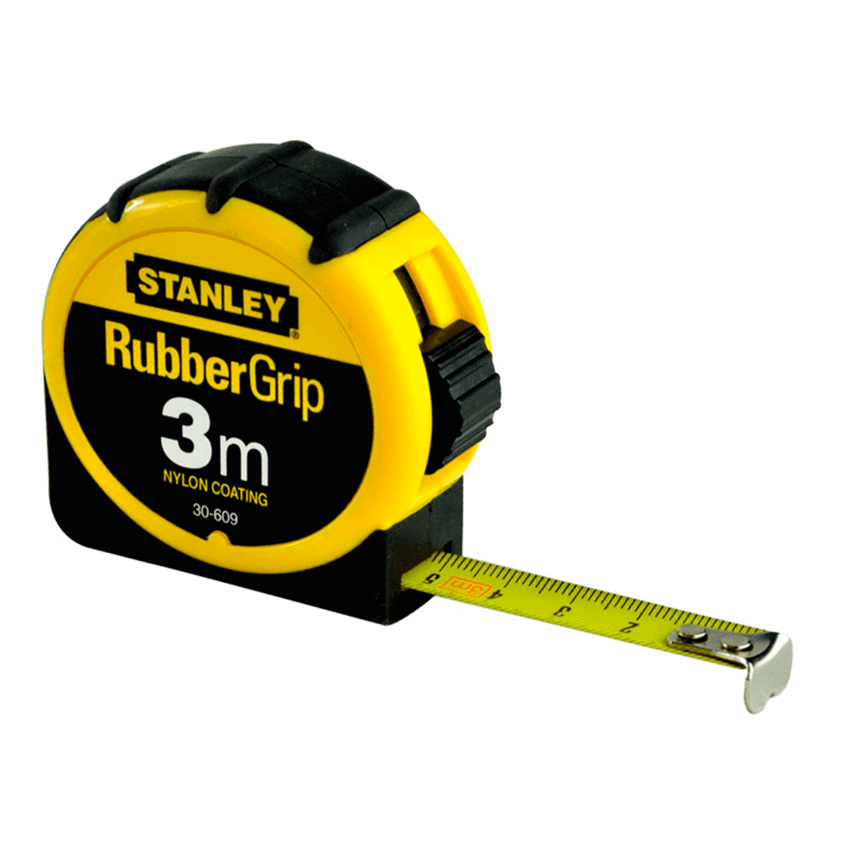 מטר 3 מ' מצופה גומי מ"מ STANLEY