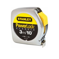 מטר 3 מטר מ"מ/אינצ'י STANLEY POWERLOCK