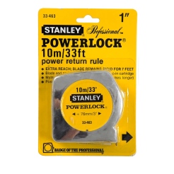 מטר 10 מטר מ"מ/אינצ'י STANLEY POWERLOCK