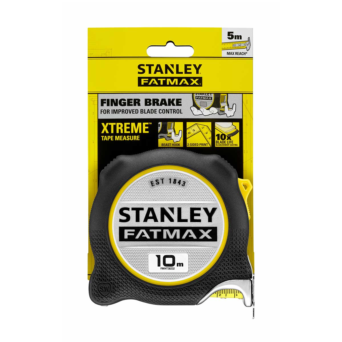 מטר 10 מטר פרימיום STANLEY FATMAX