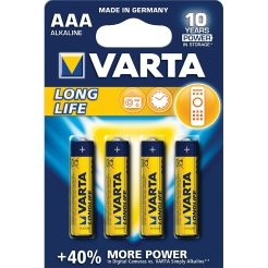 סוללות אלקליין VARTA Longlife AAA