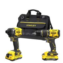 סט 2 כלים V20 ו-2 סוללות STANLEY FATMAX 4AH