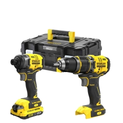 סט 2 כלים V20 ו-2 סוללות STANLEY FATMAX 2AH