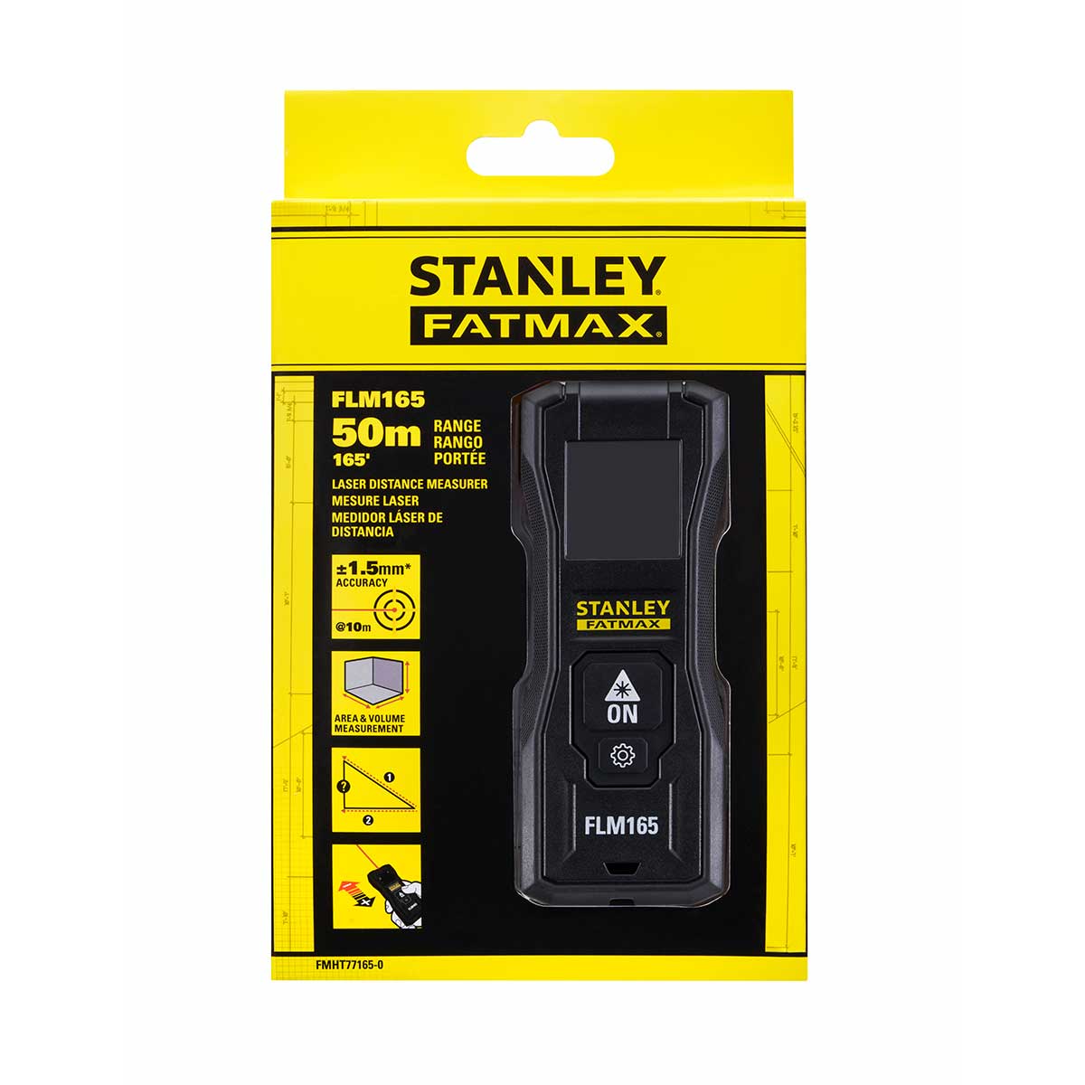 מד מרחק לייזר 50 מטר STANLEY FATMAX