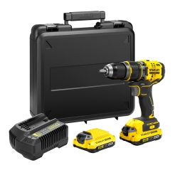 מברגה מקדחה רוטטת 18V סדרת V20 + סוללות STANLEY FATMAX 2Ah