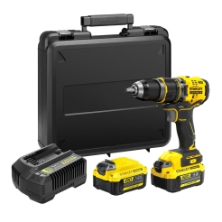 מברגה מקדחה רוטטת 18V סדרת V20 + סוללות STANLEY FATMAX 4Ah