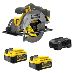 משור עגול נטען 18V סדרת V20 סוללות STANLEY FATMAX 4Ah