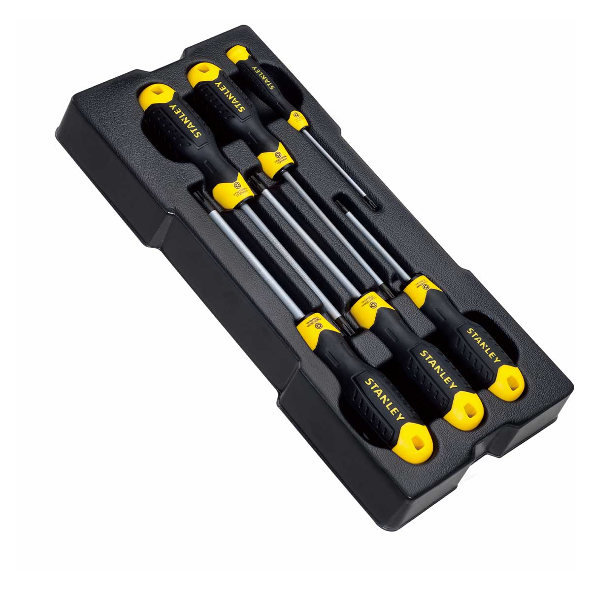 סט ﻿6 מברגי טורקס במגש STANLEY